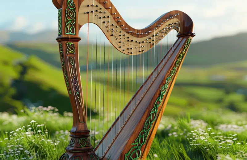 Harpe celtique irlandaise : origines, symboles et traditions musicales
