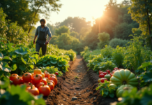 Cultiver des légumes exotiques dans un potager en carré