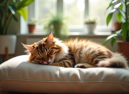 Les vertus insoupçonnées d’un coussin pour chat en matières naturelles