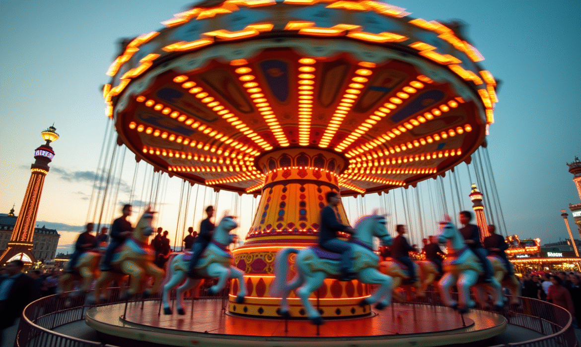 Les manèges incontournables de la fête foraine de Lille