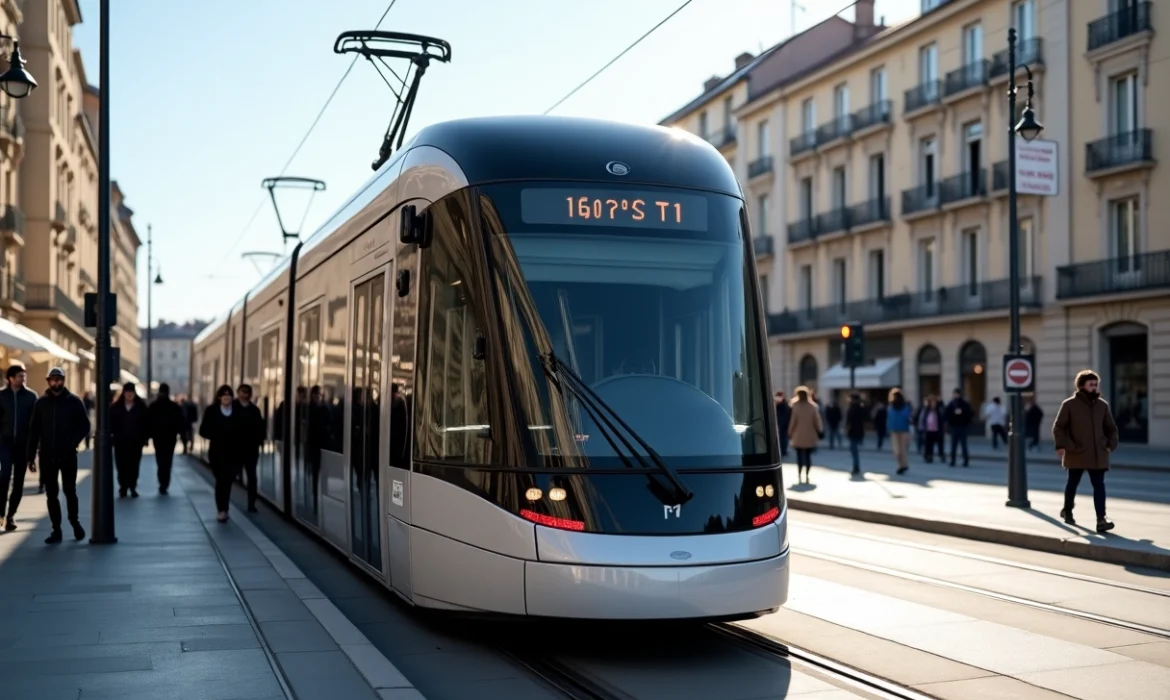 Les innovations technologiques de la ligne T1 du tramway à Lyon