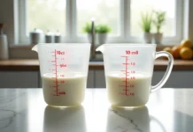 Quelle est la différence entre 10 cl de lait et 10 ml ?