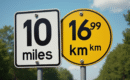 Conversion des unités de mesure : le cas des 10 miles en km